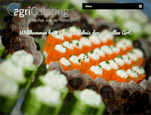 Tablet Screenshot of agricatering.ch